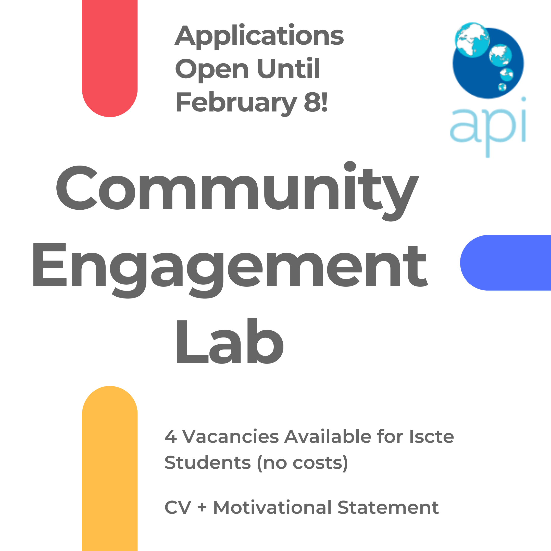 API Community Engagement Lab | 4 Vacancies Available Until February 8!