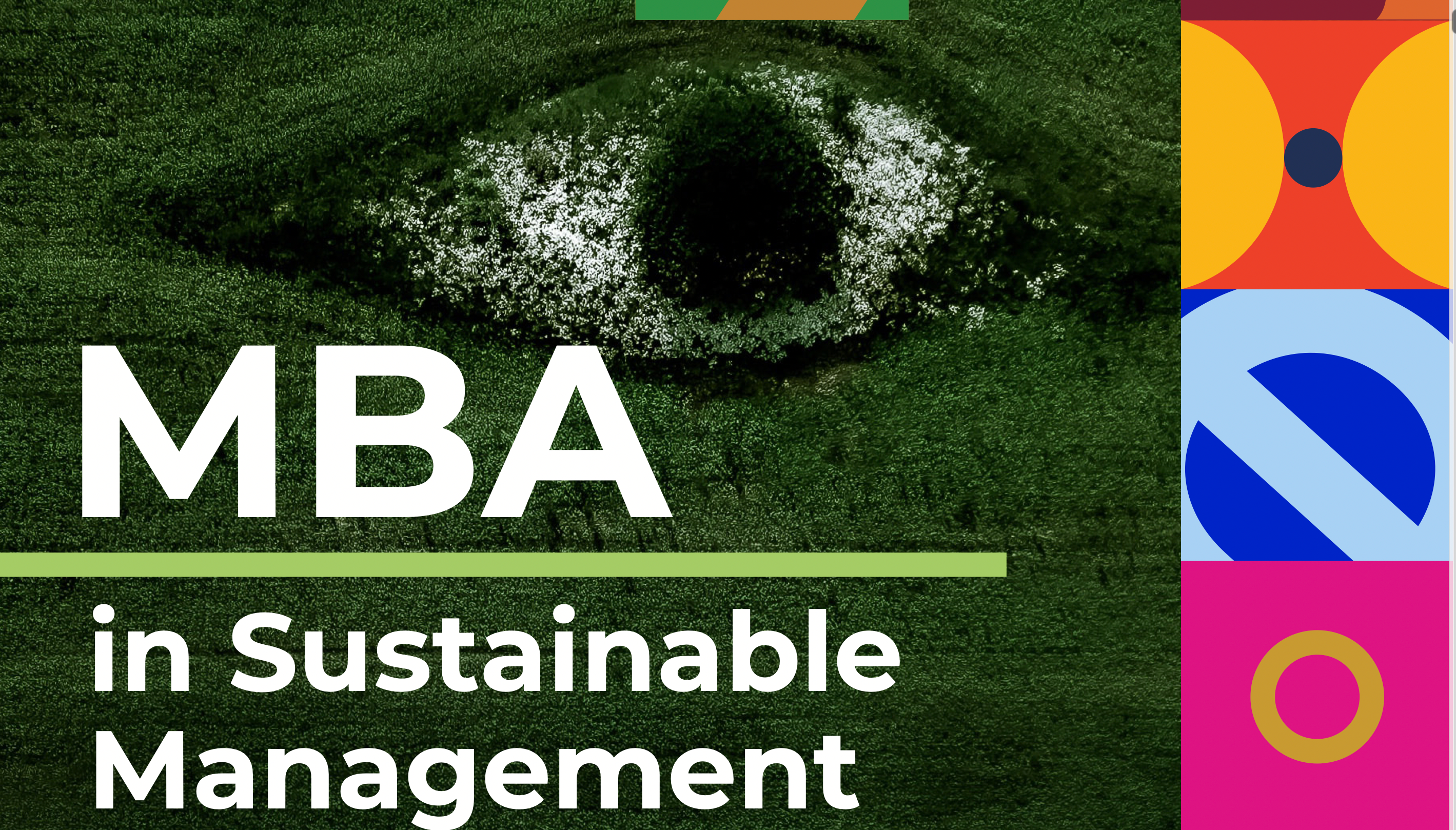 MBA in Sustainable Management