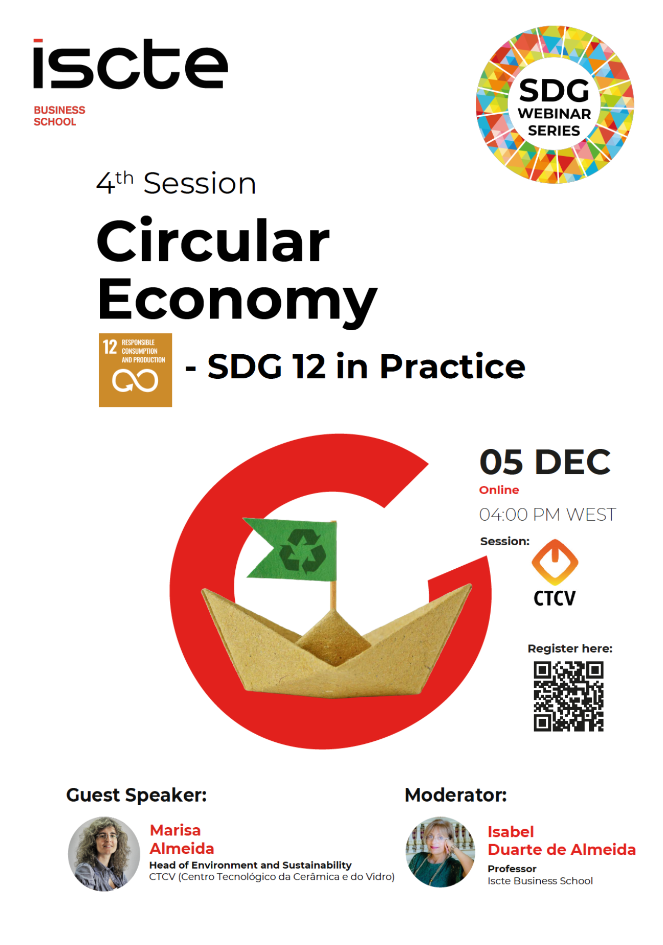 SDG Webinar Series - Circular Economy - SDG 12 in Practice