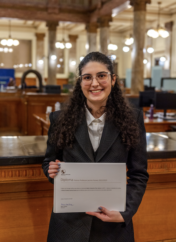Estudante do Iscte vence Prémio Professor Jacinto Nunes