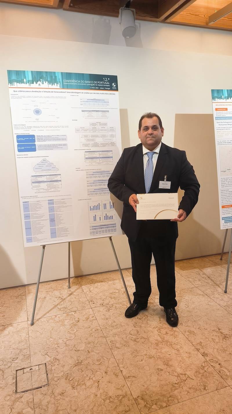 Iscte Business School Student Named Finalist for the José da Silva Lopes Award