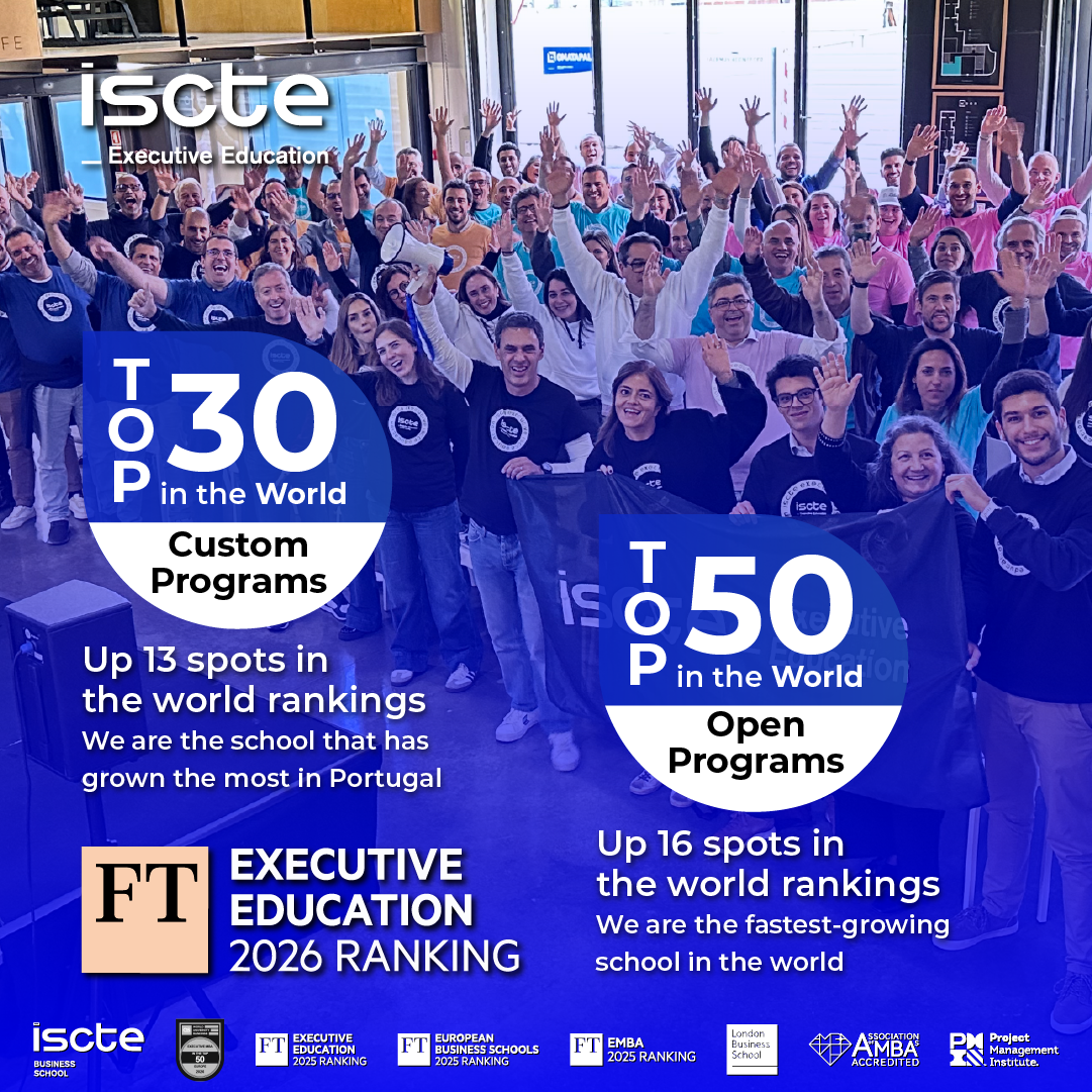 Iscte Executive Education strengthens its position among the world’s leading schools in international rankings