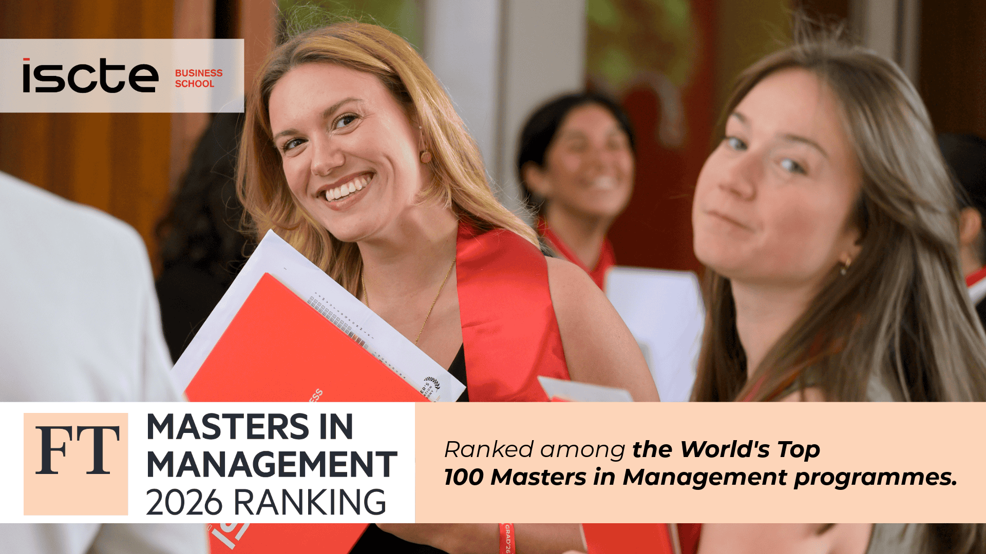 Iscte Business School Up 25 Positions in the Financial Times Masters in Management Ranking 2026